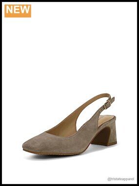 NYDJ Faelynn Slingback Heels Suede 2-Inch Covered Heel Women's